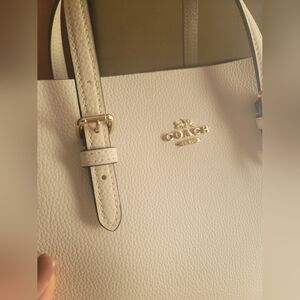 Coach White Leather Women's Bag